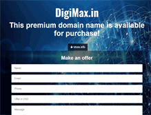 Tablet Screenshot of digimax.in