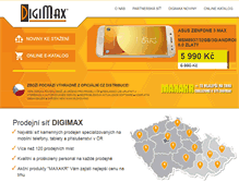 Tablet Screenshot of digimax.cz